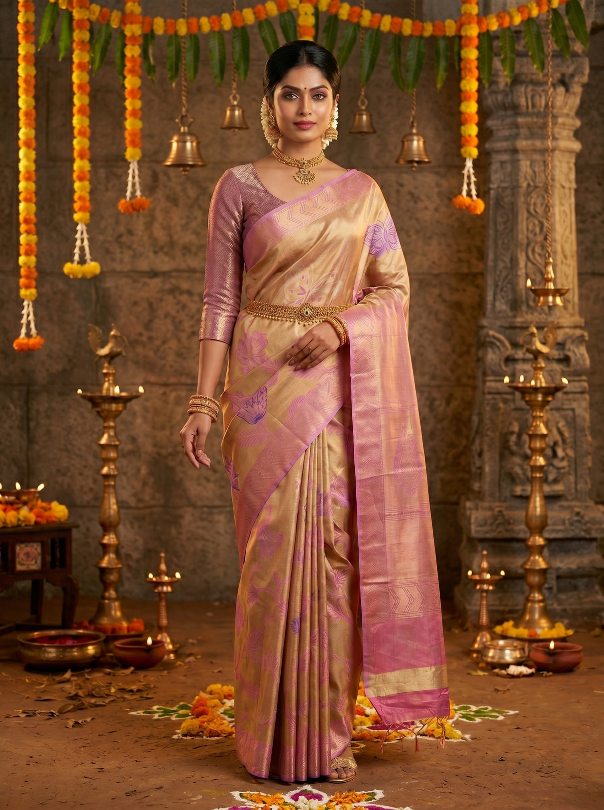 MIMOSA Saree Saree — pose 5 styling detail