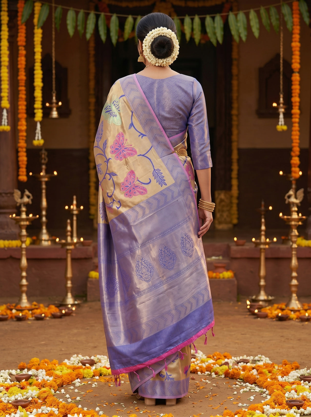 MIMOSA Saree Saree — pose 2 styling detail