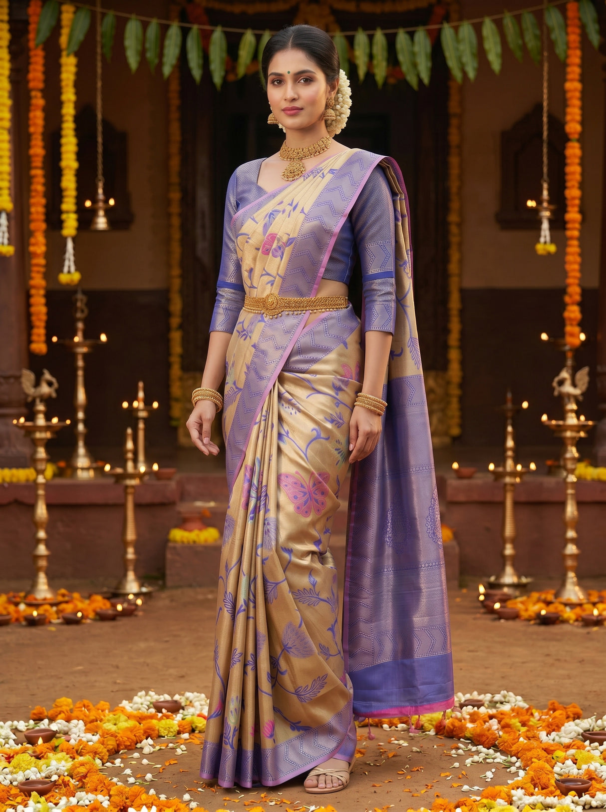 MIMOSA Saree Saree — pose 5 styling detail