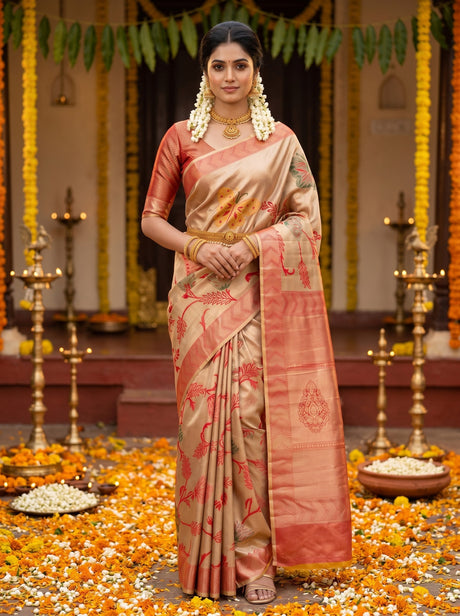 MIMOSA Saree Saree — front view on mannequin
