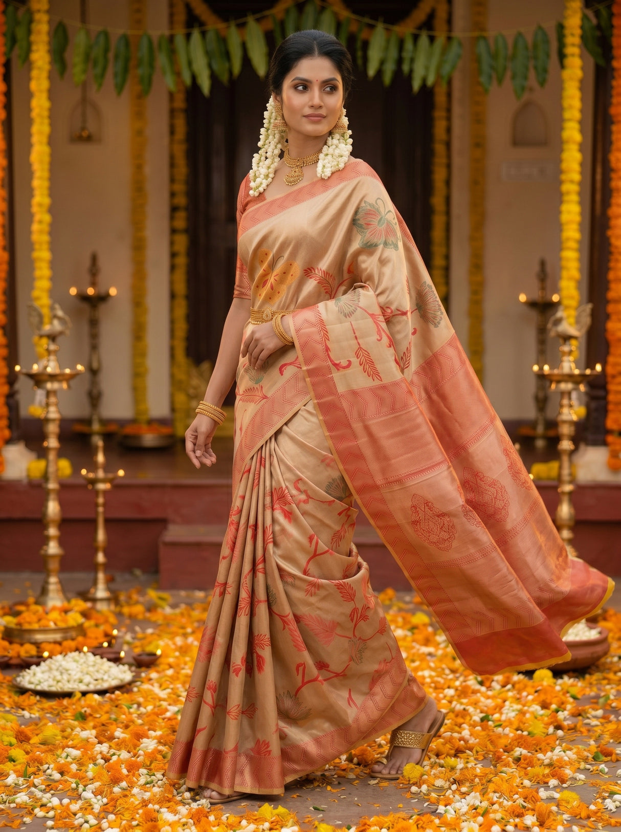 MIMOSA Saree Saree — pose 6 styling detail