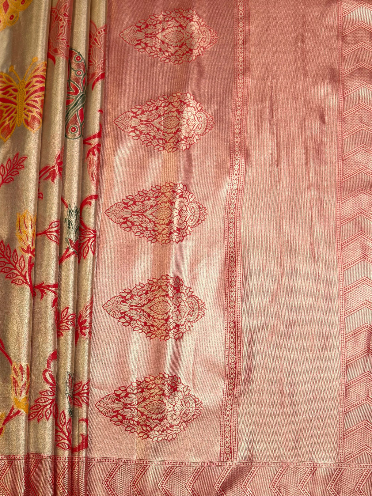 MIMOSA Saree Saree — pallu and zari work detail