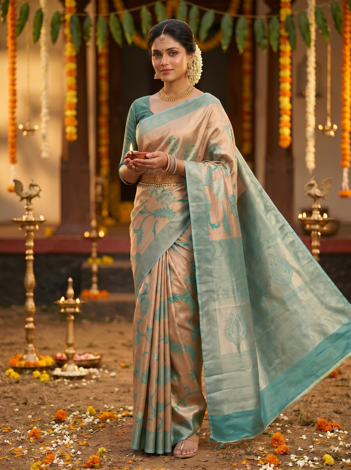 MIMOSA Saree Saree — pose 4 styling detail