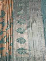MIMOSA Saree Saree — pallu and zari work detail