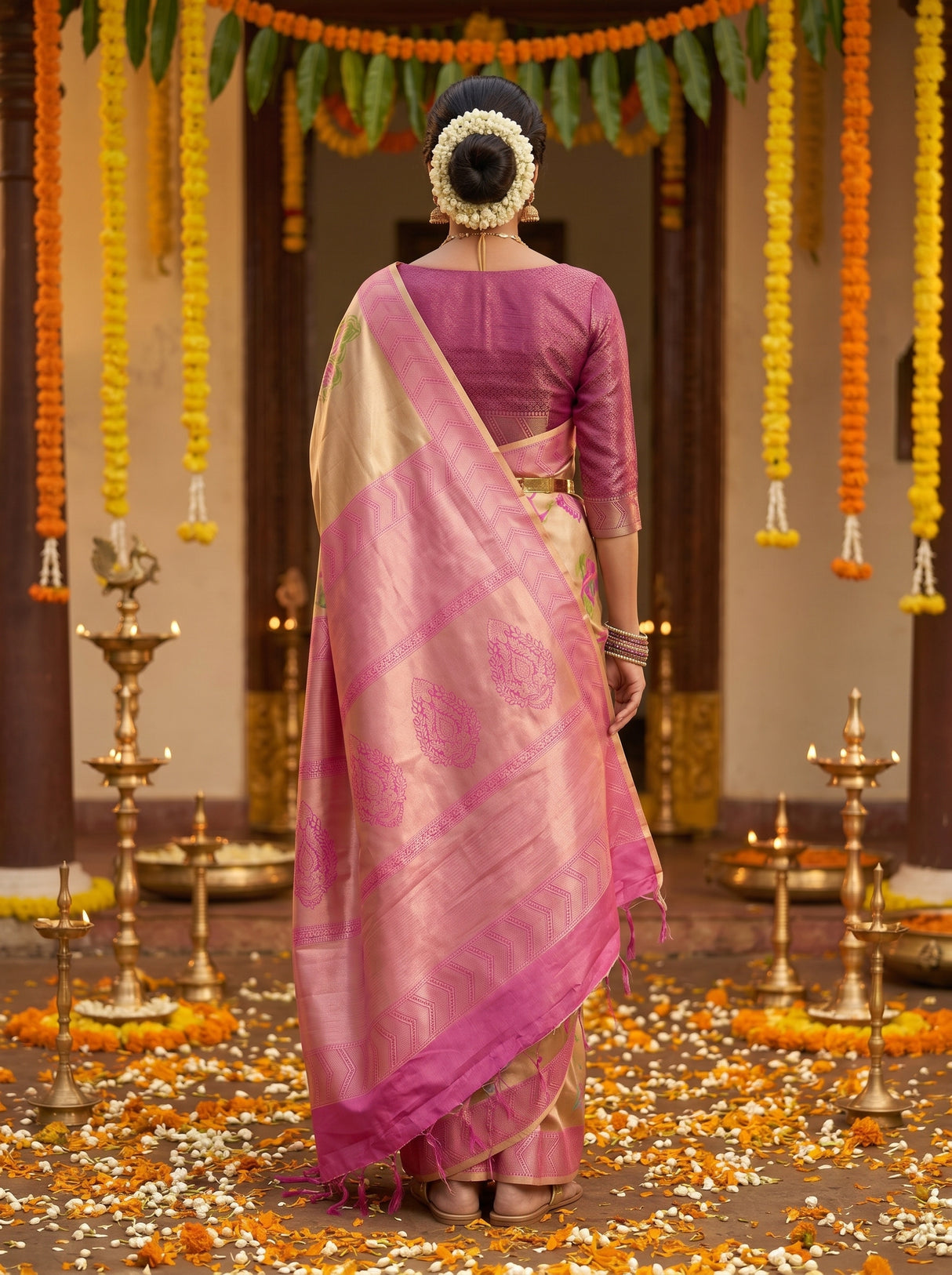 MIMOSA Saree Saree — pose 2 styling detail