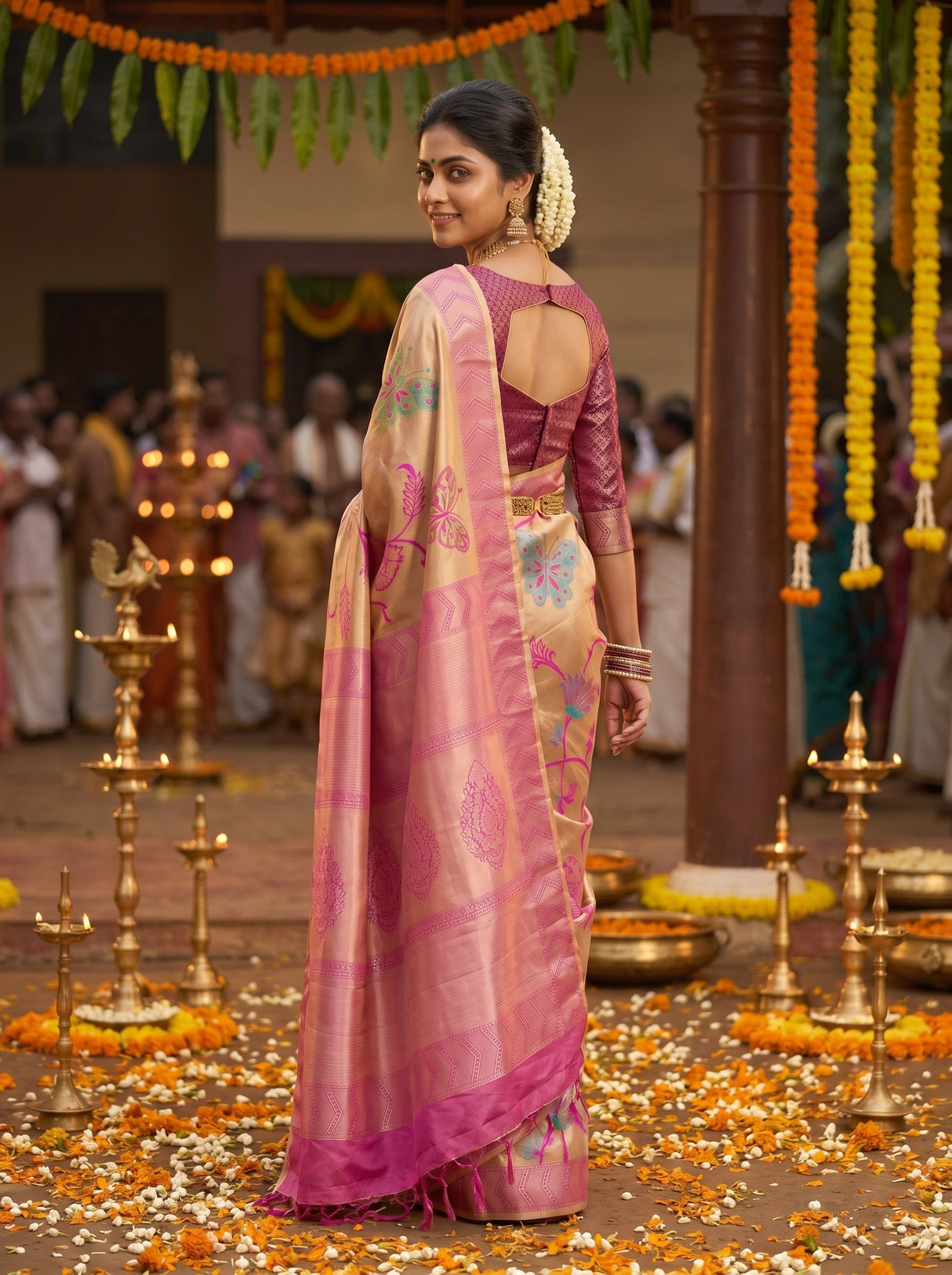 MIMOSA Saree Saree — pose 9 styling detail