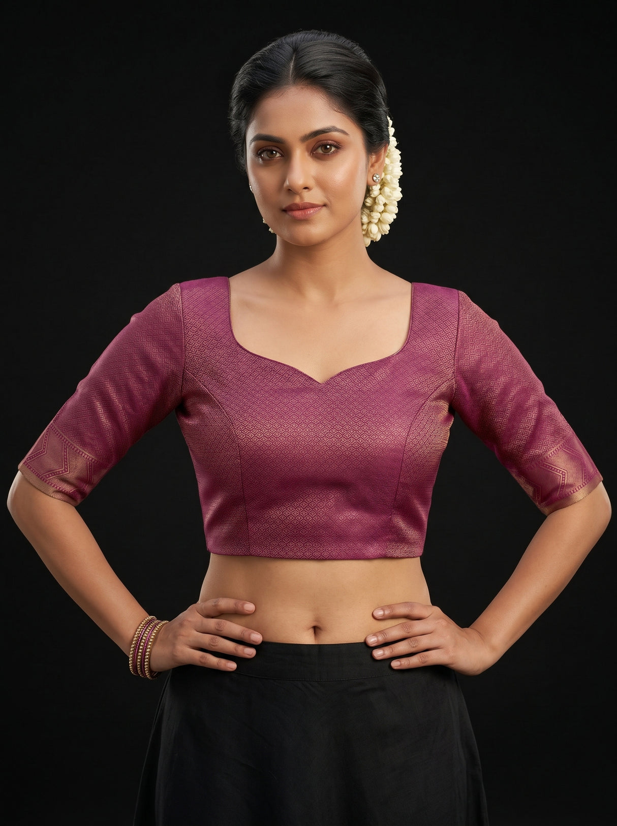 MIMOSA Saree Saree — blouse close-up