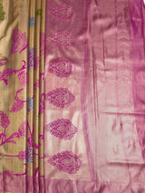 MIMOSA Saree Saree — pallu and zari work detail