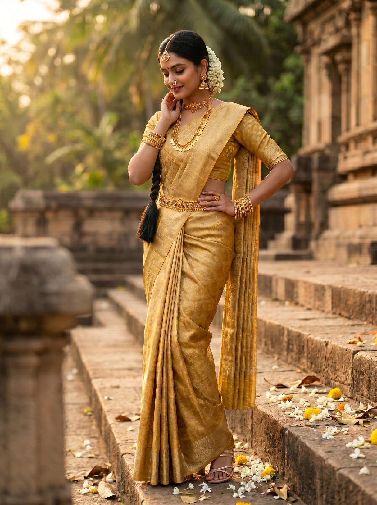 MIMOSA Saree Saree — pose 4 styling detail