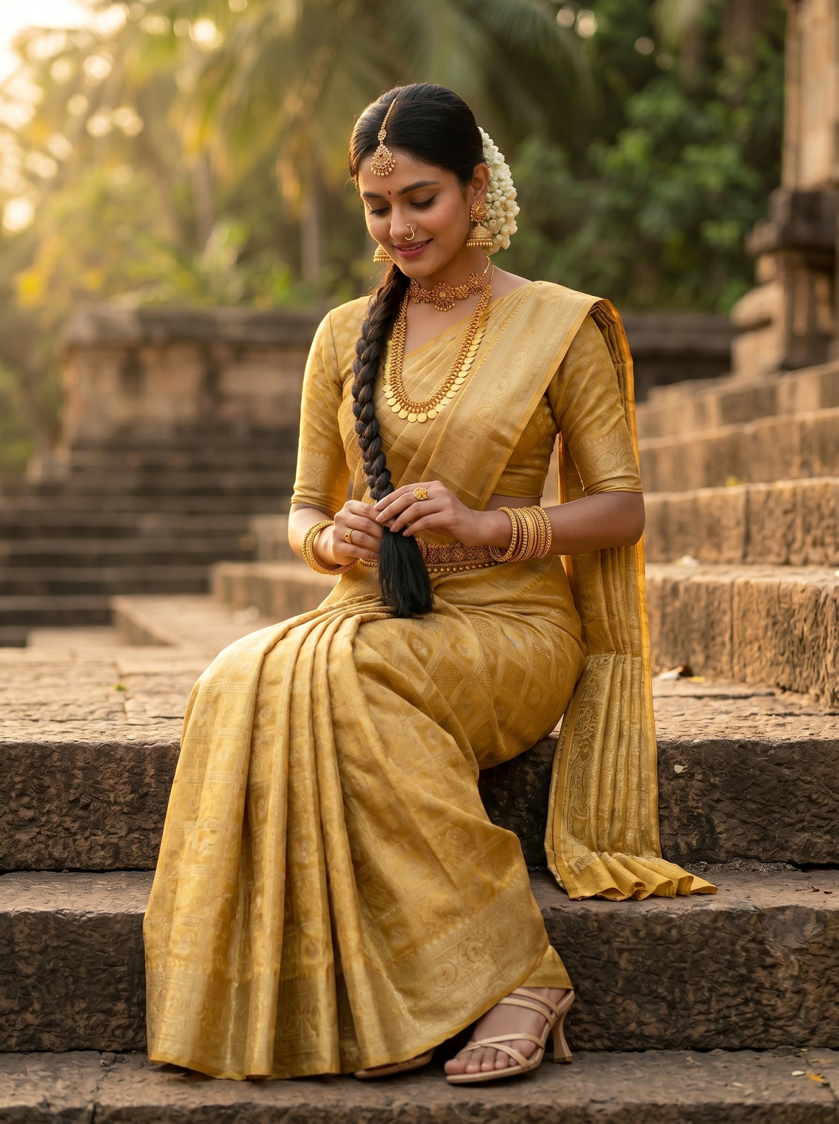 MIMOSA Saree Saree — pose 8 styling detail