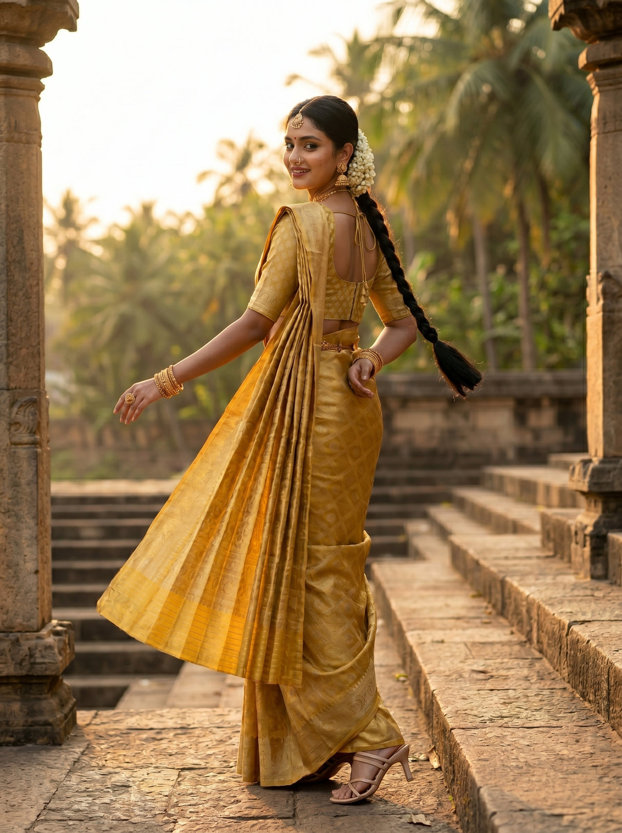 MIMOSA Saree Saree — pose 9 styling detail