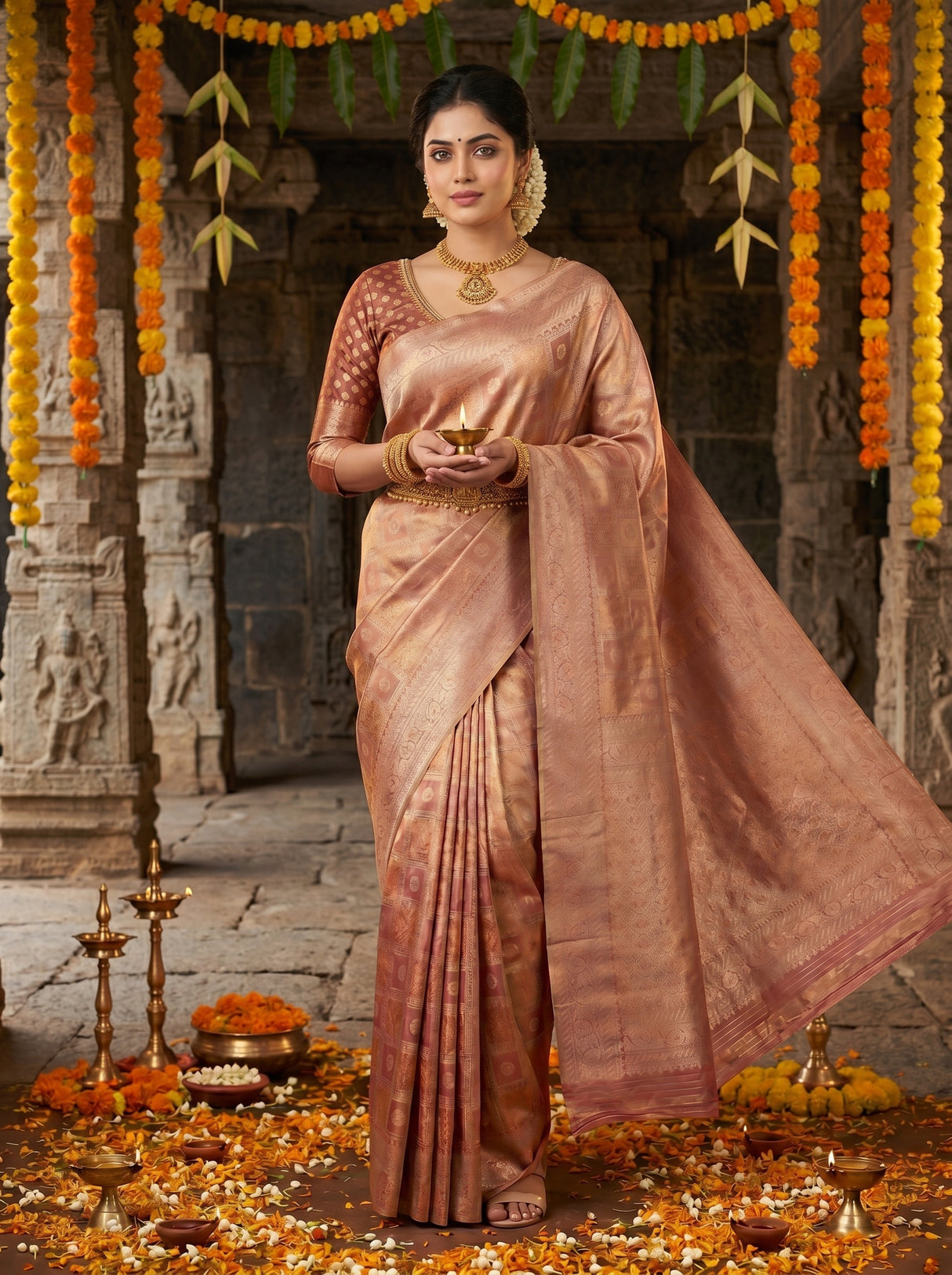 MIMOSA Saree Saree — pose 4 styling detail