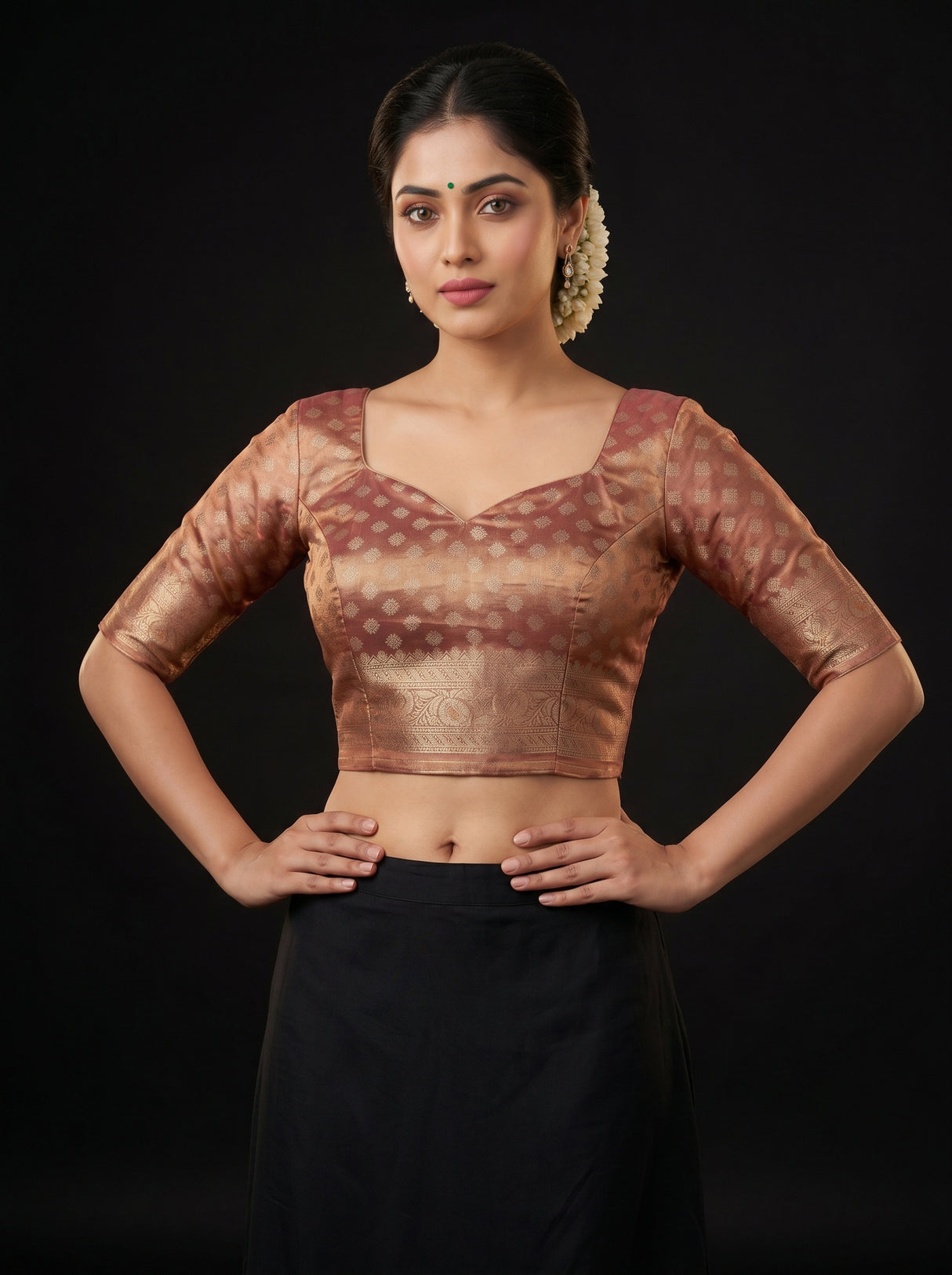 MIMOSA Saree Saree — blouse close-up