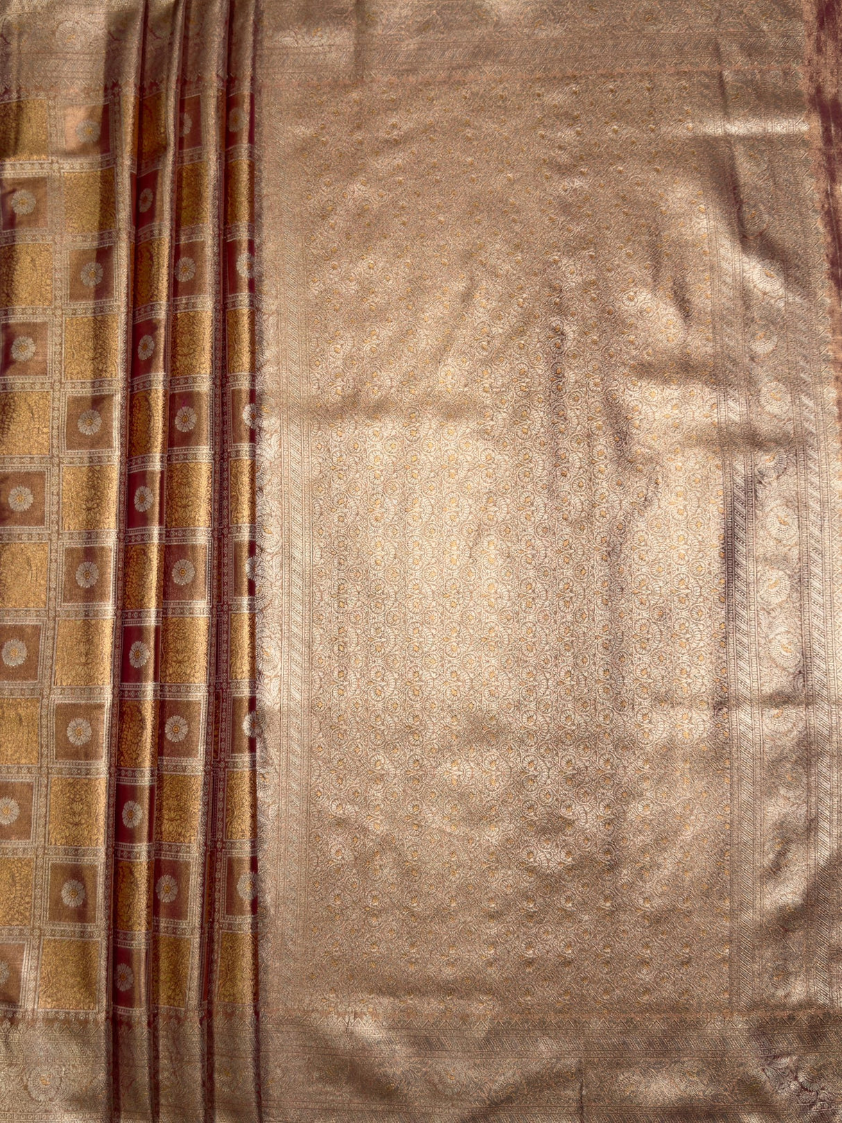 MIMOSA Saree Saree — pallu and zari work detail