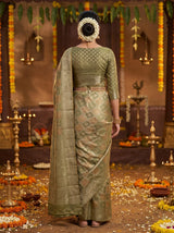 MIMOSA Saree Saree — pose 2 styling detail