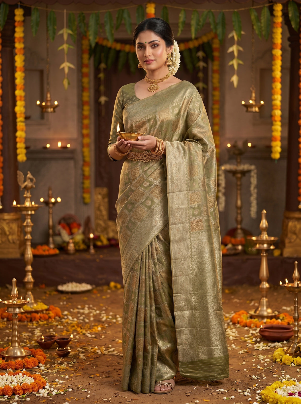 MIMOSA Saree Saree — pose 4 styling detail