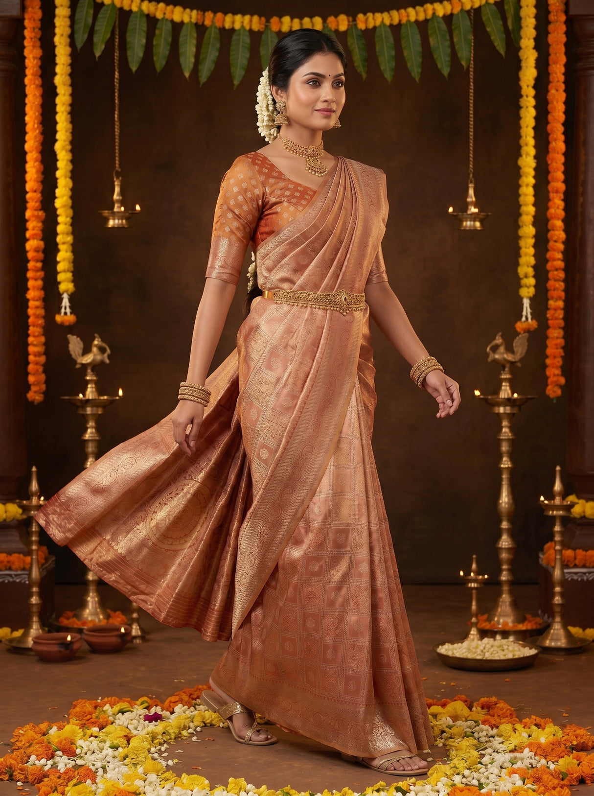 MIMOSA Saree Saree — pose 7 styling detail
