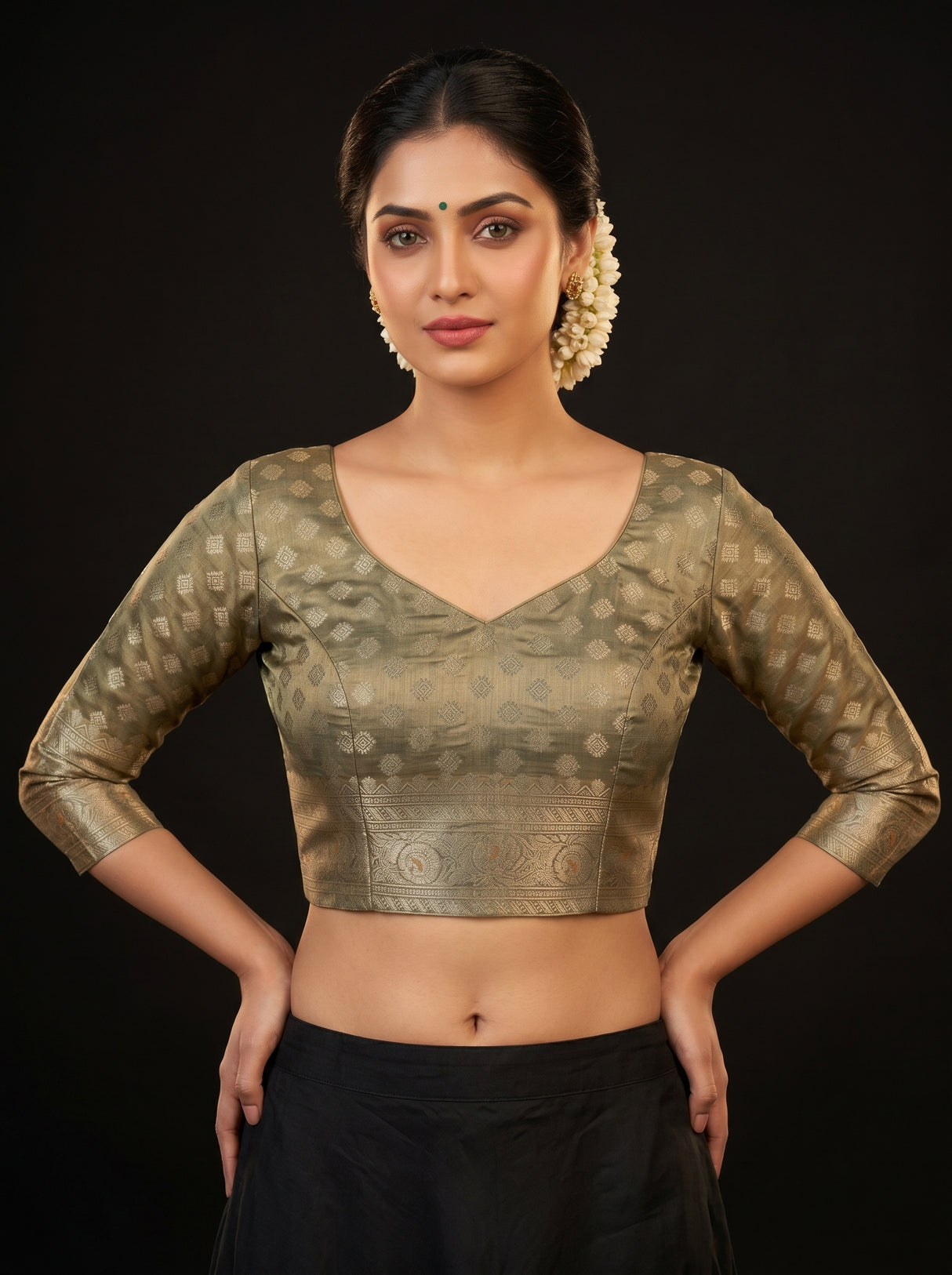 MIMOSA Saree Saree — blouse close-up