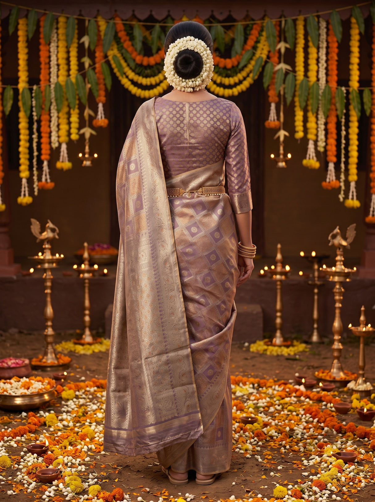 MIMOSA Saree Saree — pose 2 styling detail