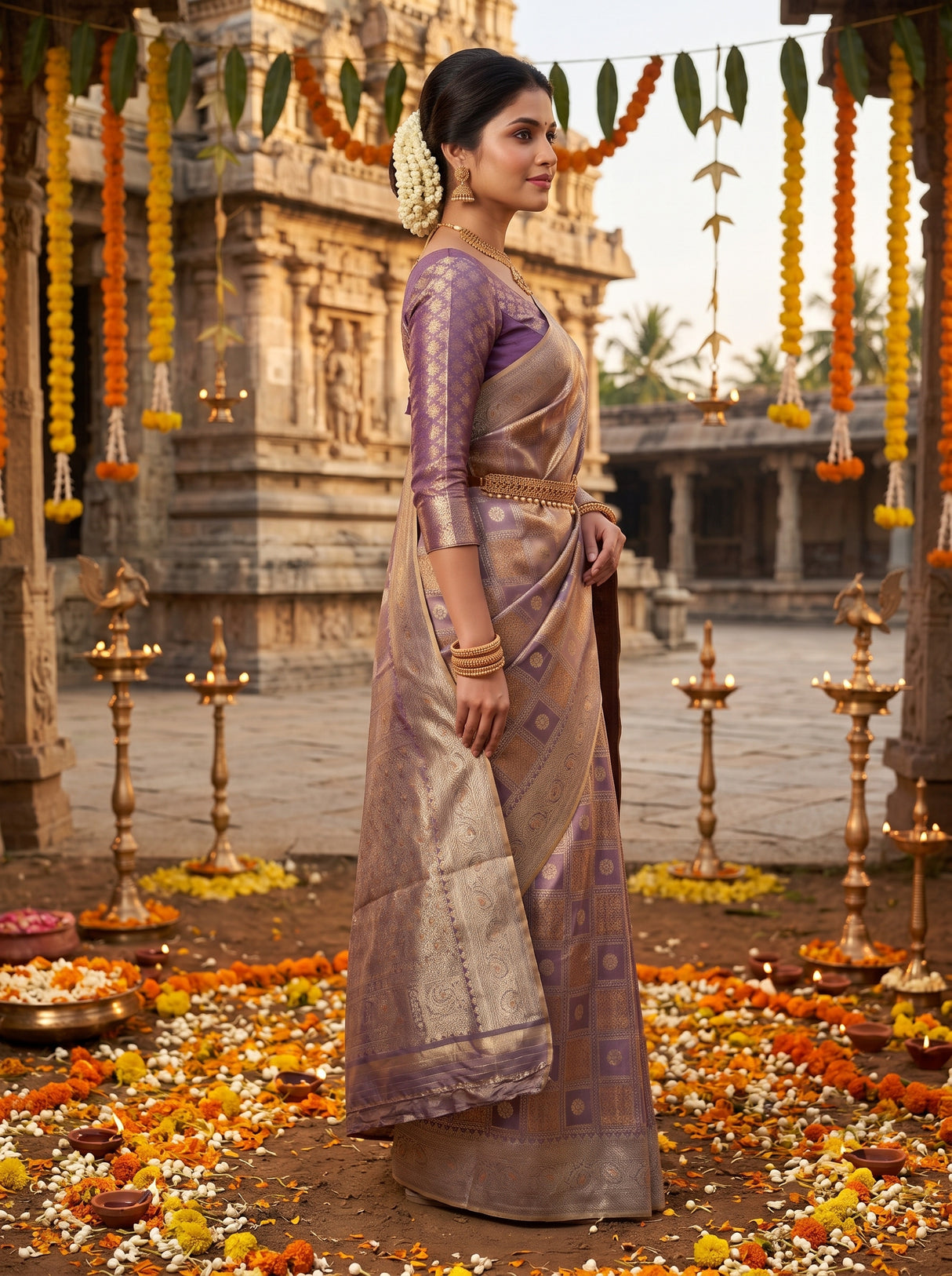 MIMOSA Saree Saree — pose 3 styling detail