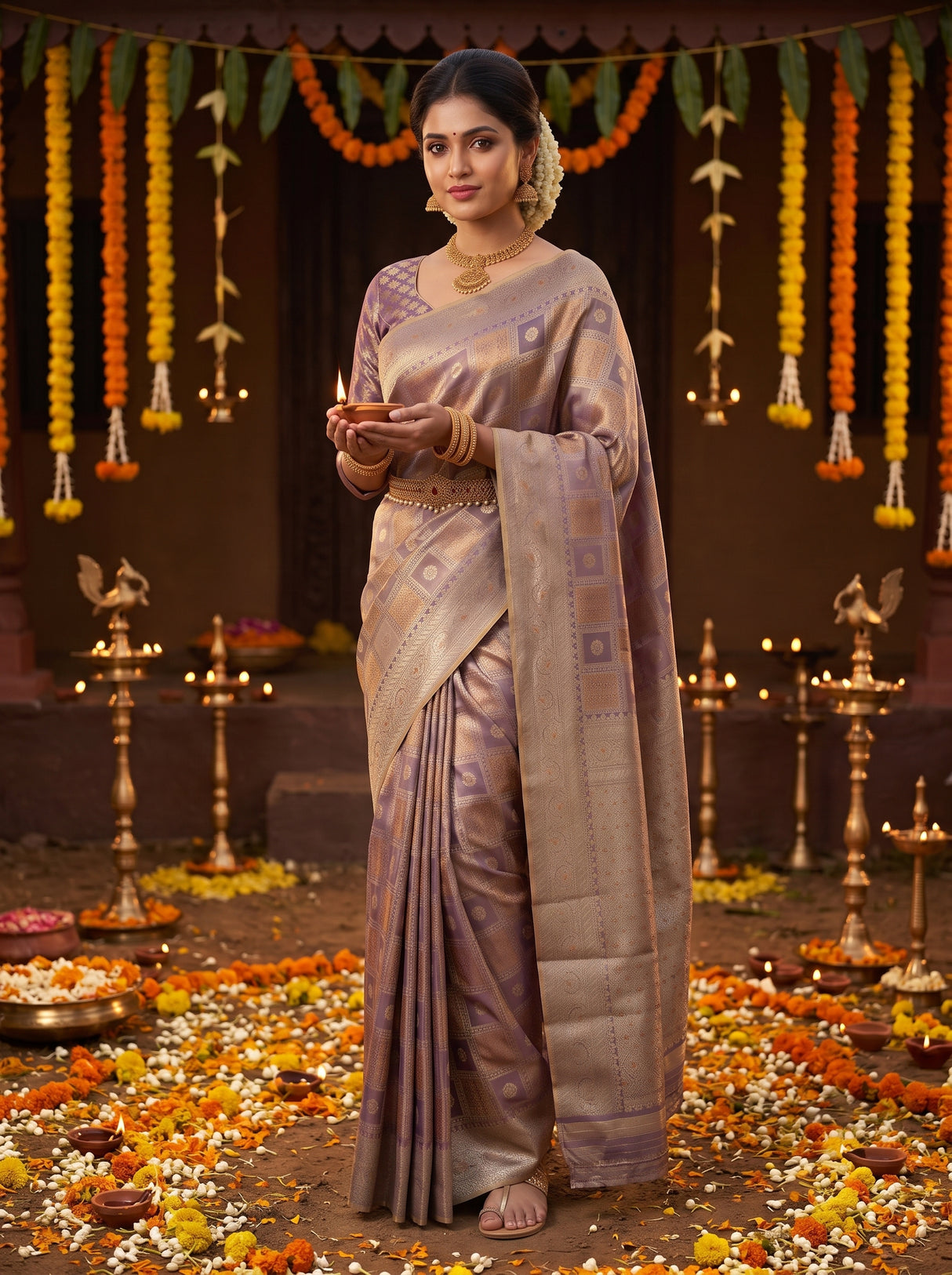 MIMOSA Saree Saree — pose 4 styling detail