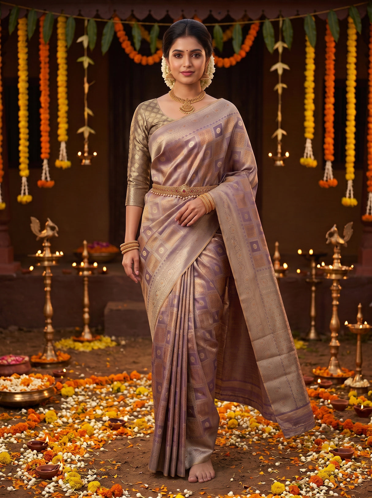 MIMOSA Saree Saree — pose 6 styling detail