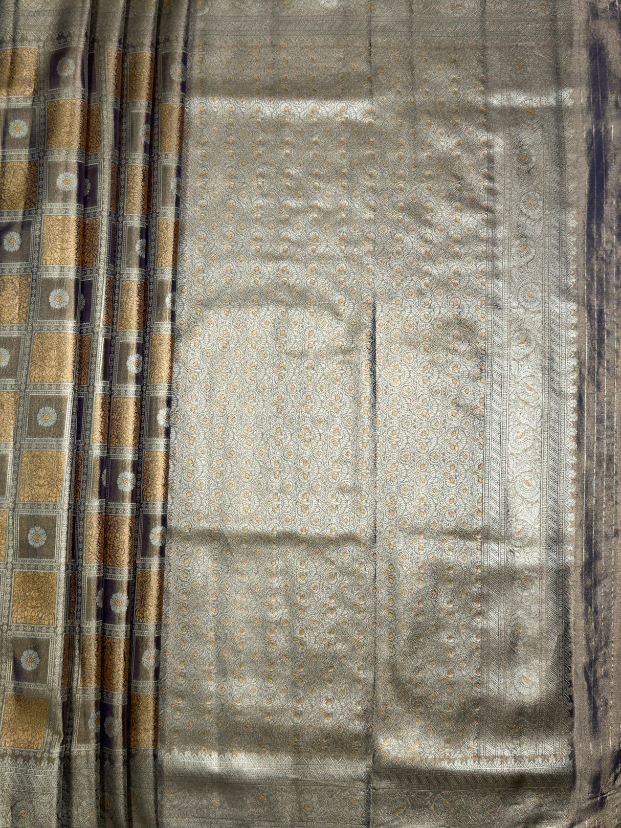 MIMOSA Saree Saree — pallu and zari work detail