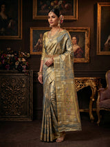 MIMOSA Sapphire Saree Saree — pose 5 styling detail