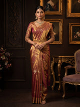 Wine  Saree