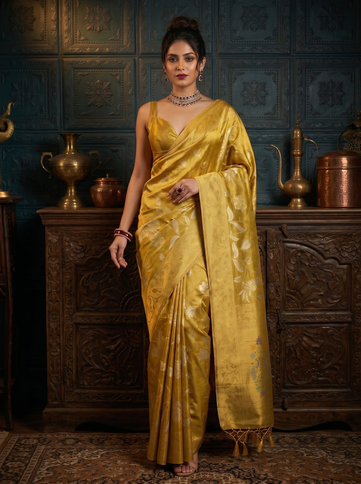 MIMOSA Saree Saree — pose 6 styling detail