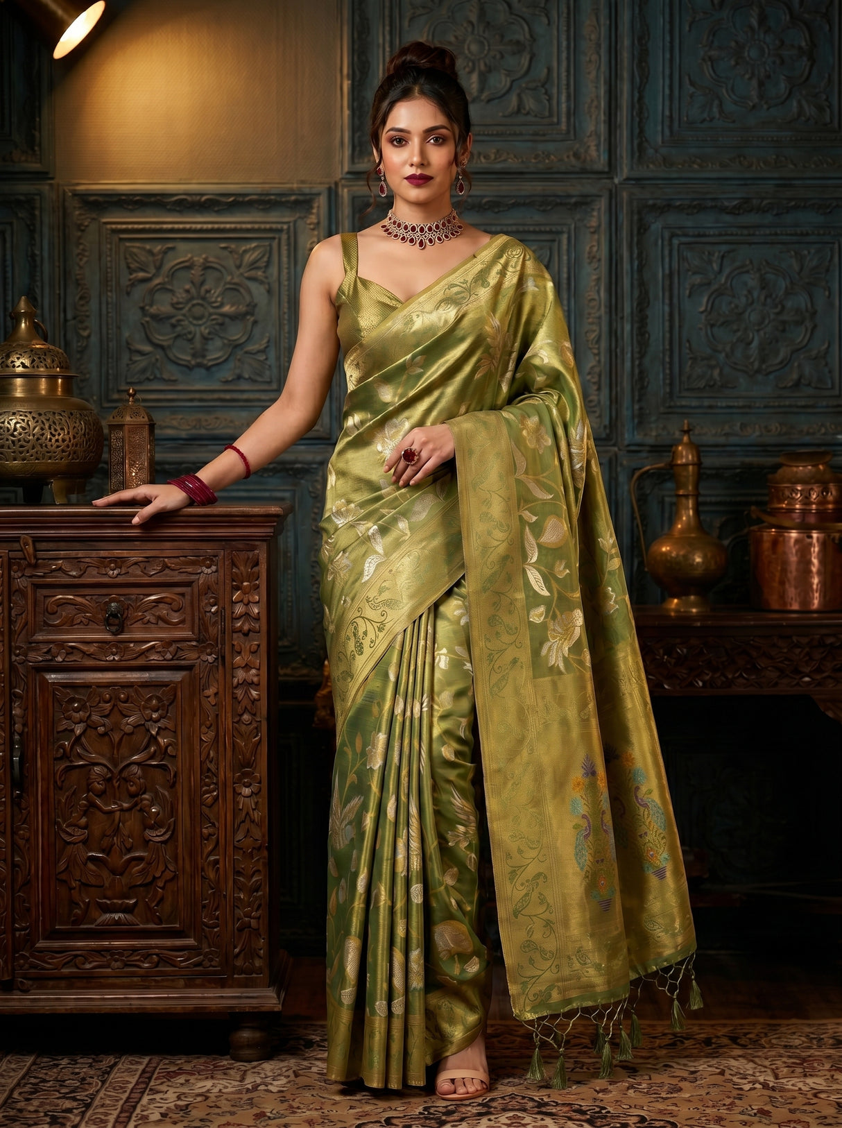 MIMOSA Saree Saree — pose 5 styling detail