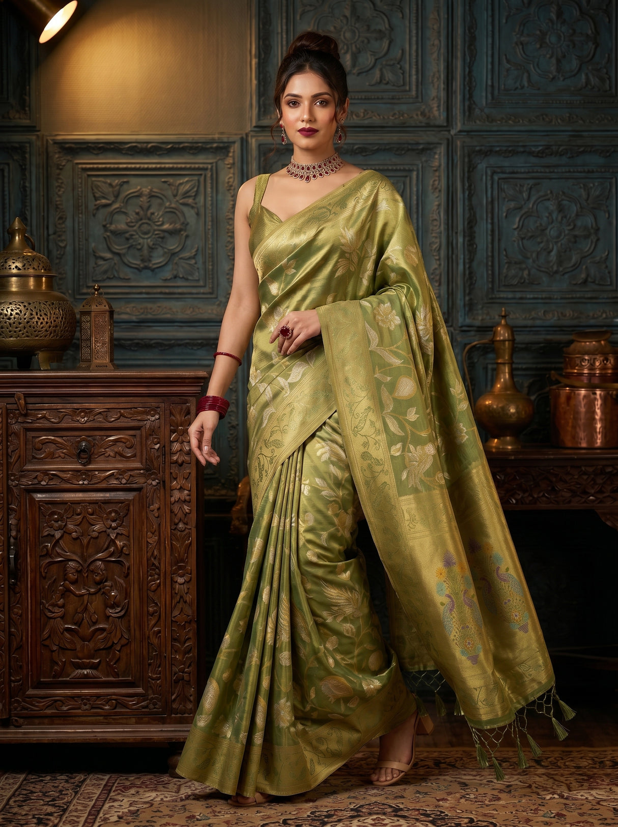 MIMOSA Saree Saree — pose 6 styling detail