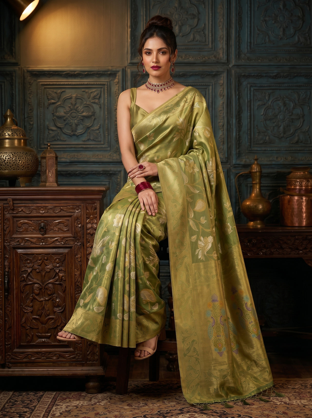 MIMOSA Saree Saree — pose 8 styling detail