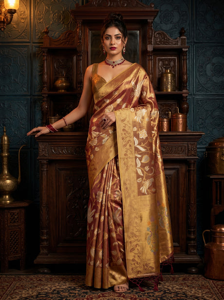 MIMOSA Saree Saree — front view on mannequin