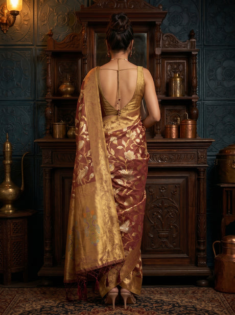 MIMOSA Saree Saree — pose 2 styling detail