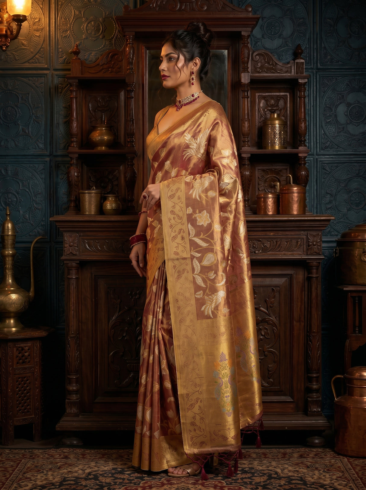 MIMOSA Saree Saree — pose 3 styling detail