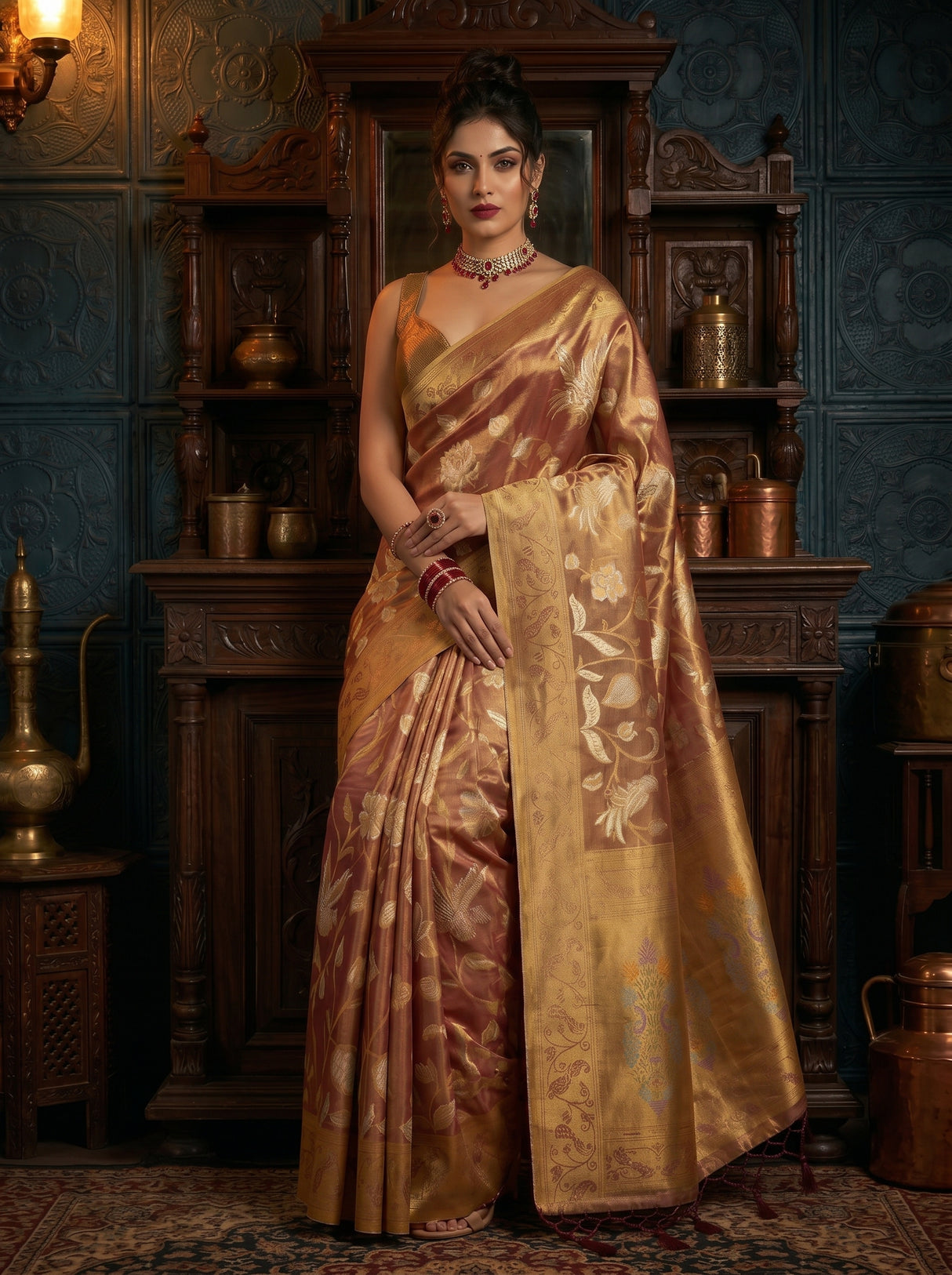 MIMOSA Saree Saree — pose 8 styling detail