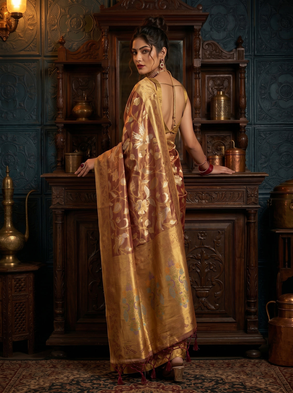 MIMOSA Saree Saree — pose 9 styling detail
