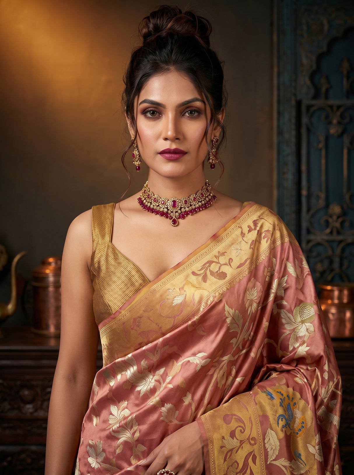 MIMOSA Saree Saree — pose 10 styling detail
