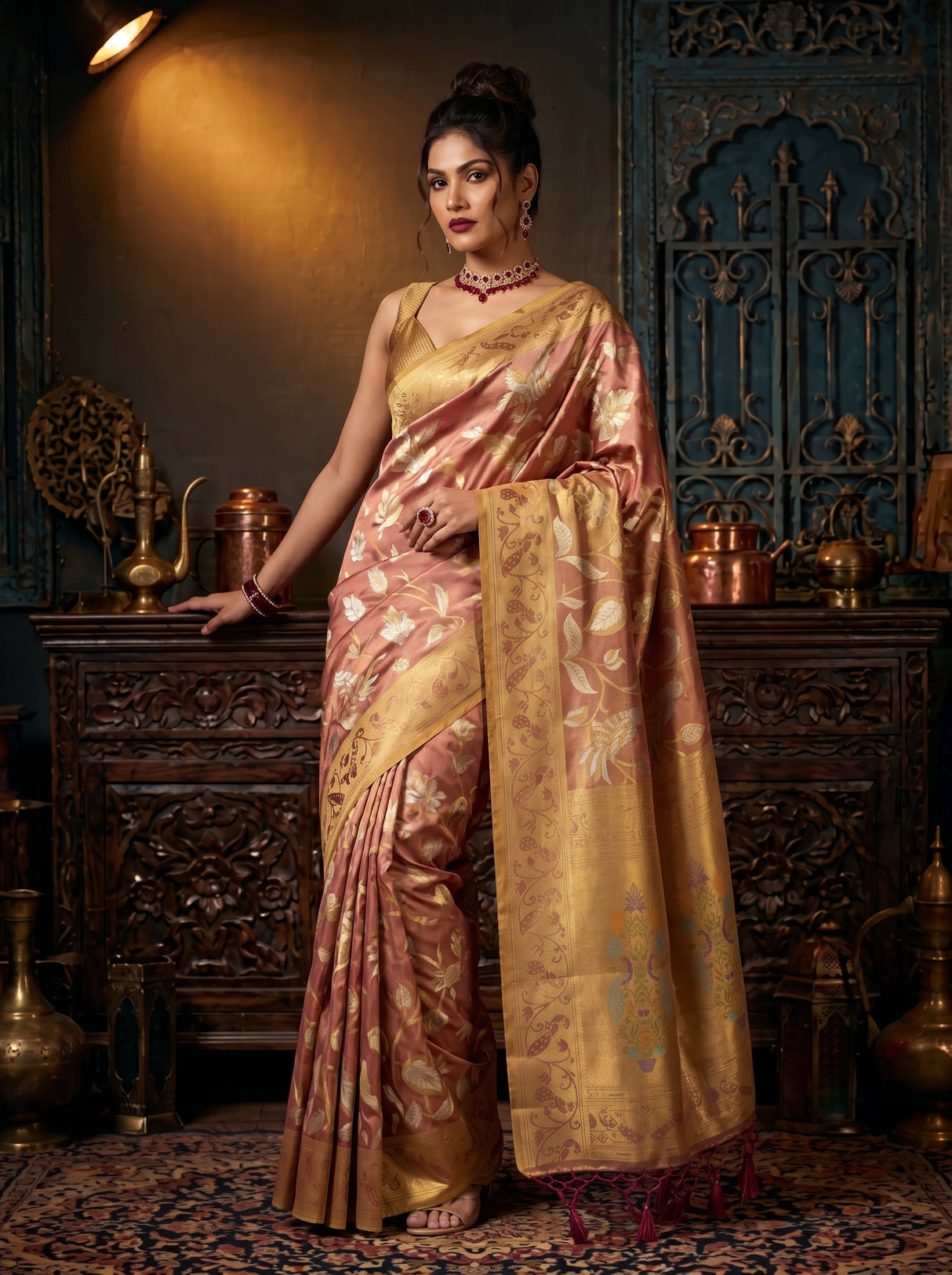 MIMOSA Saree Saree — pose 4 styling detail