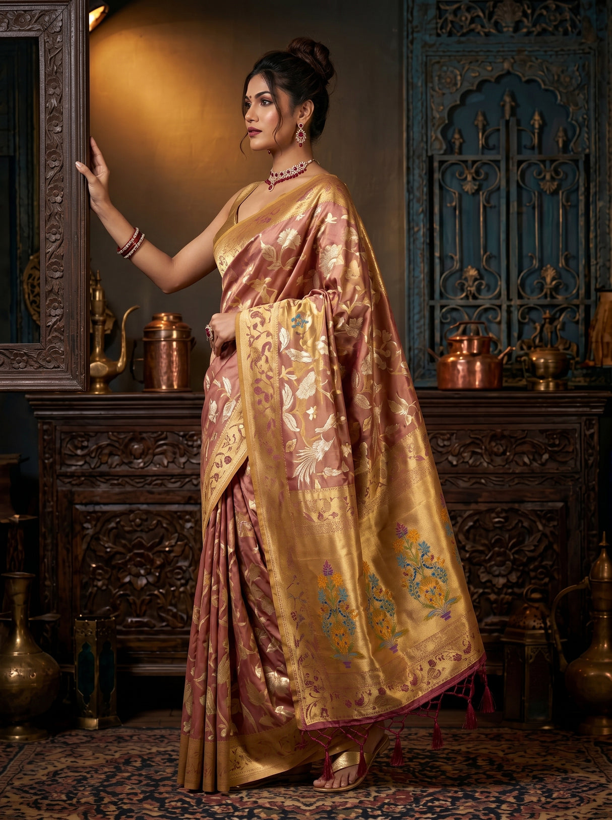 MIMOSA Saree Saree — pose 5 styling detail