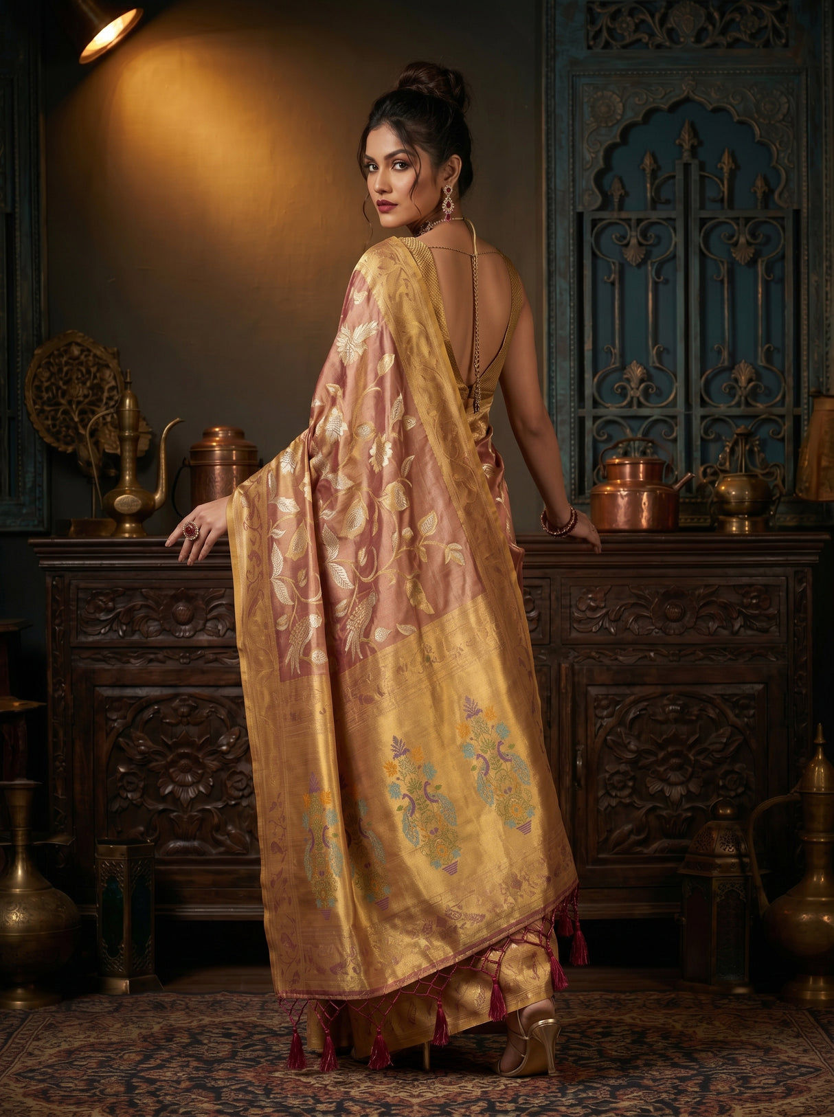 MIMOSA Saree Saree — pose 9 styling detail