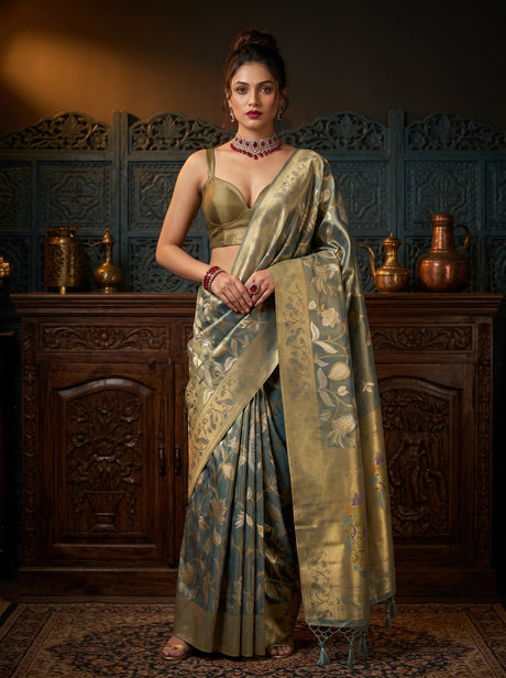 MIMOSA Saree Saree — front view on mannequin