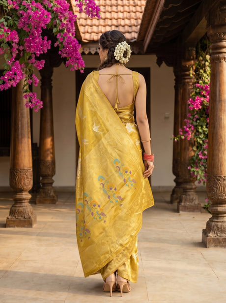 MIMOSA Saree Saree — pose 2 styling detail
