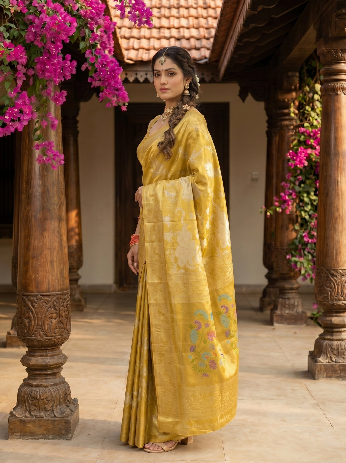 MIMOSA Saree Saree — pose 5 styling detail