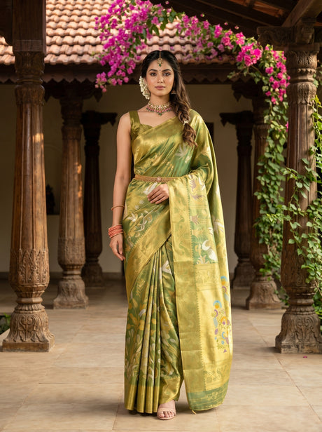 MIMOSA Saree Saree — front view on mannequin