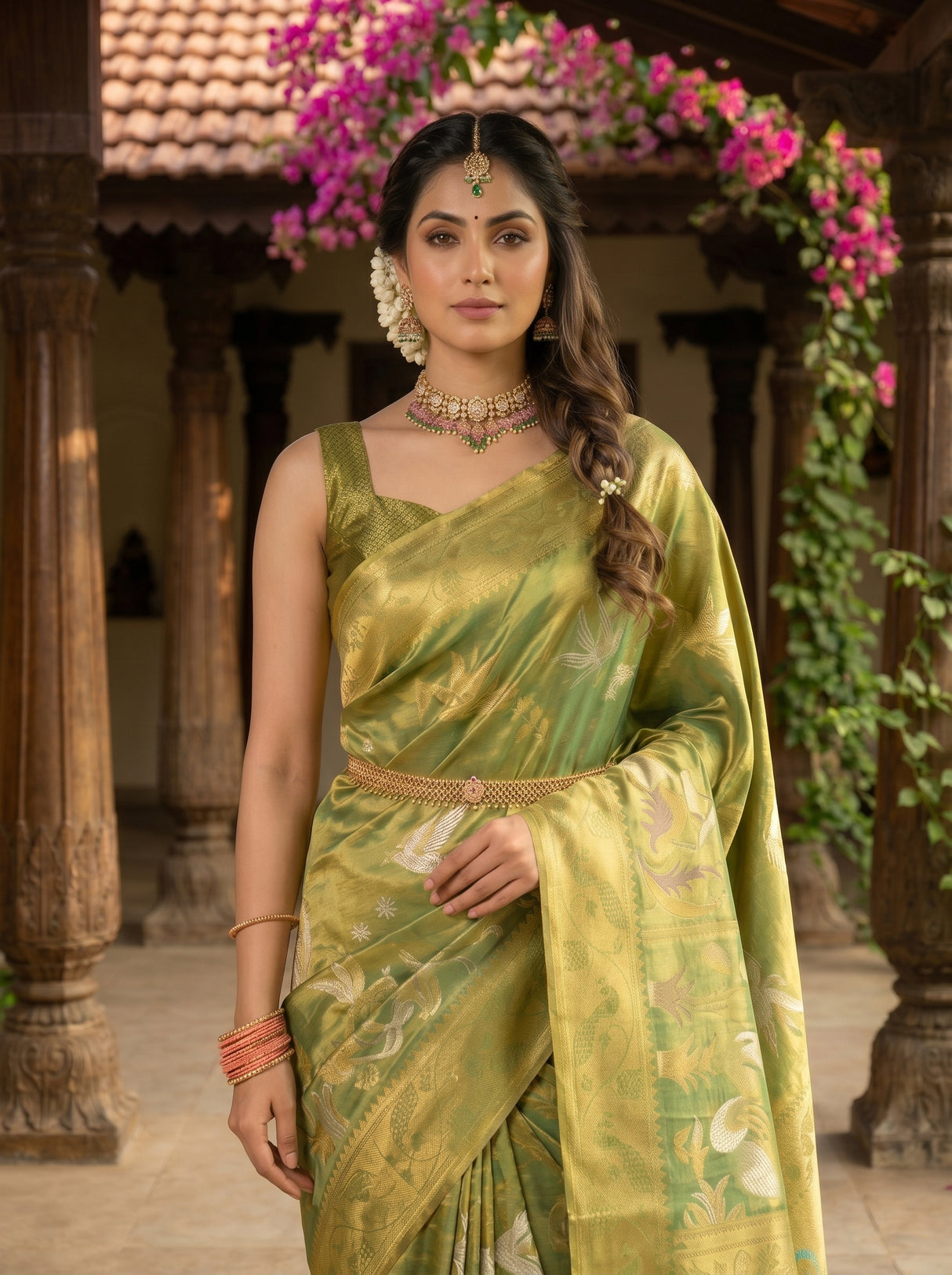 MIMOSA Saree Saree — pose 10 styling detail