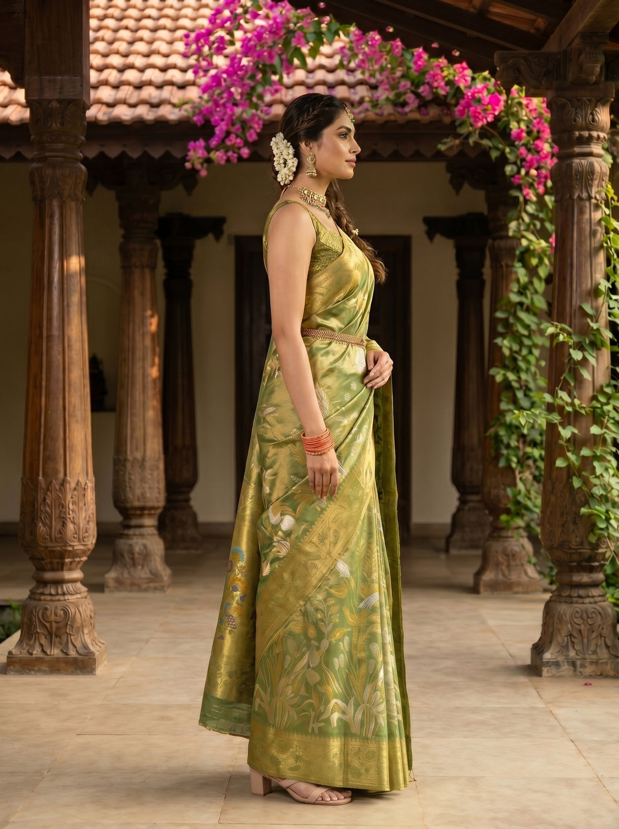 MIMOSA Saree Saree — pose 3 styling detail