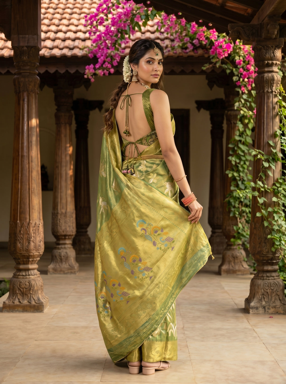 MIMOSA Saree Saree — pose 9 styling detail