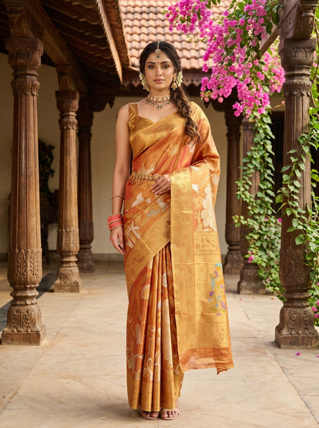 MIMOSA Saree Saree — front view on mannequin